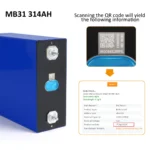 EVE MB31 3.2V 314Ah Lifepo Battery Cell(M6 Terminal) - Image 3