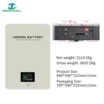 51.2V 5.12kWh LiFePO4 Wall-Mounted Battery | EU Stock | Home Energy Storage - Image 4