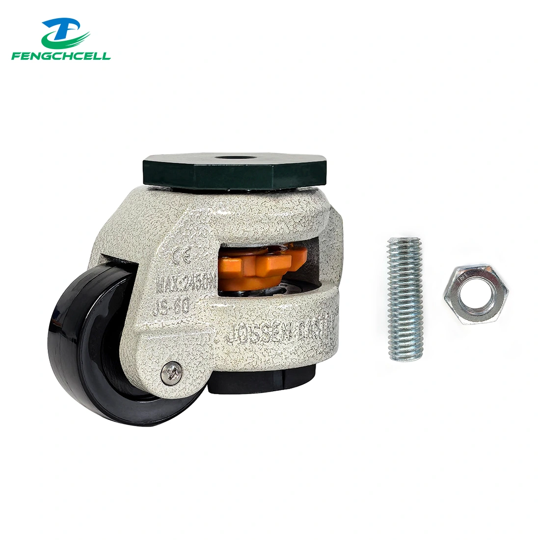 Set of 4 heavy-duty locking castor wheels for DIY battery boxes, 500kg load capacity per set, ideal for mobility.