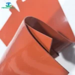 Flexible, glossy orange JK BMS Heating Pad for 48V 16S LiFePO4 Battery Boxes with smooth, crisp edges.